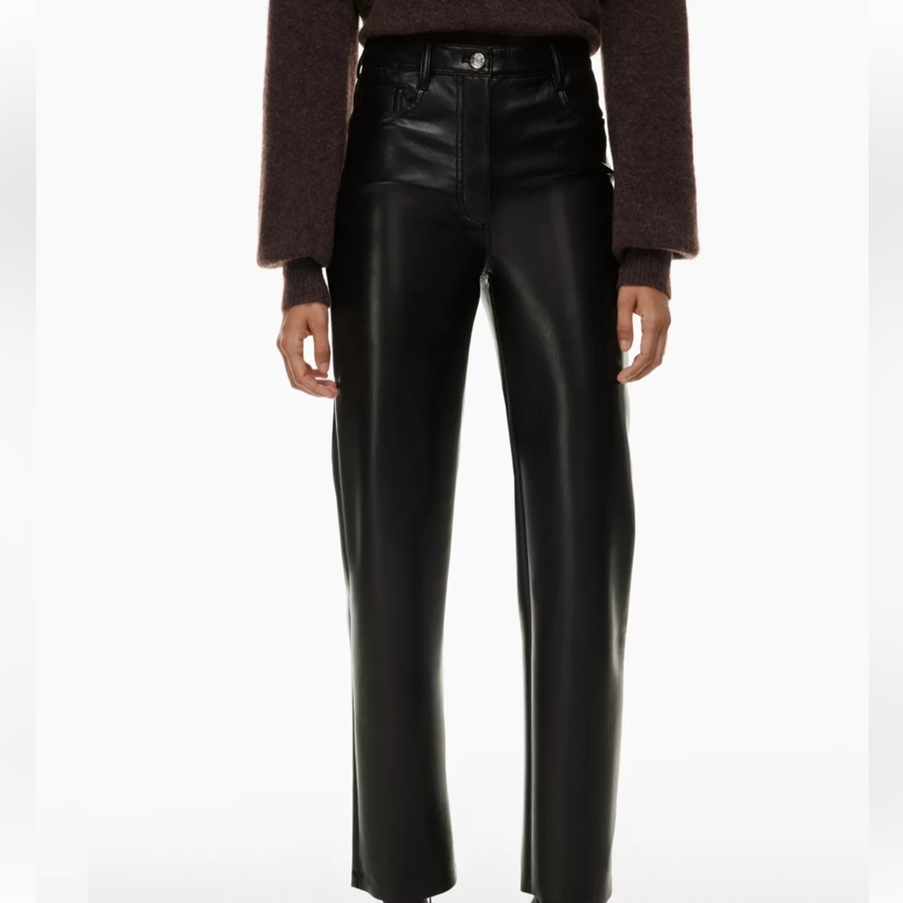 Wilfred Melina high waisted leather pants